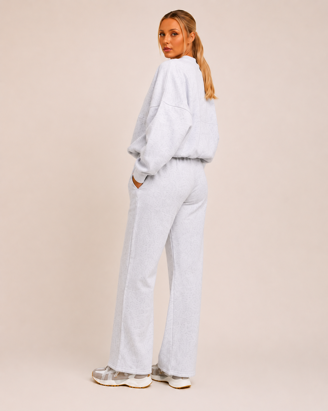 Bleach Grey Bomber Co-Ord Set