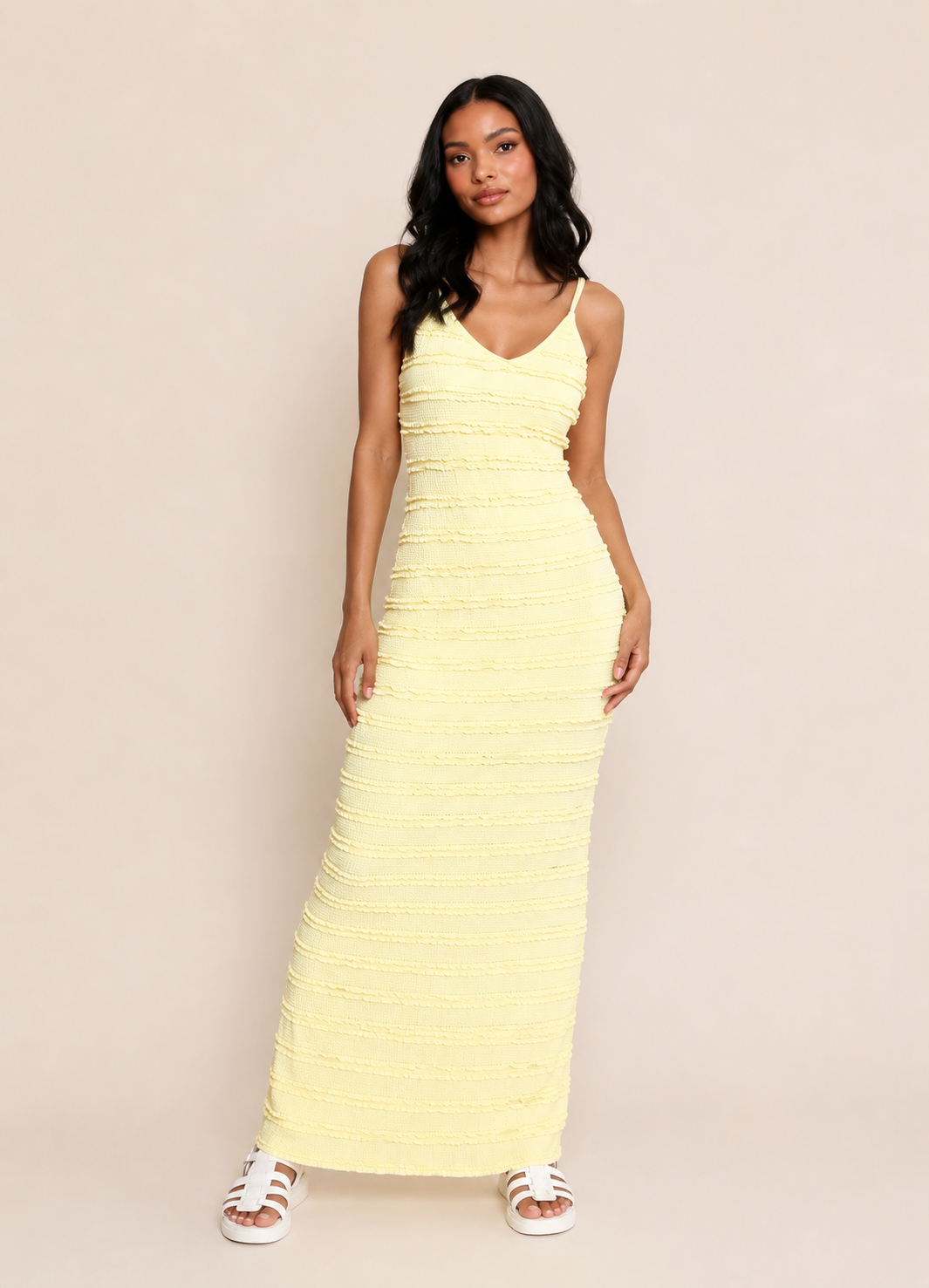 Lemon Sorbet Maxi Dress